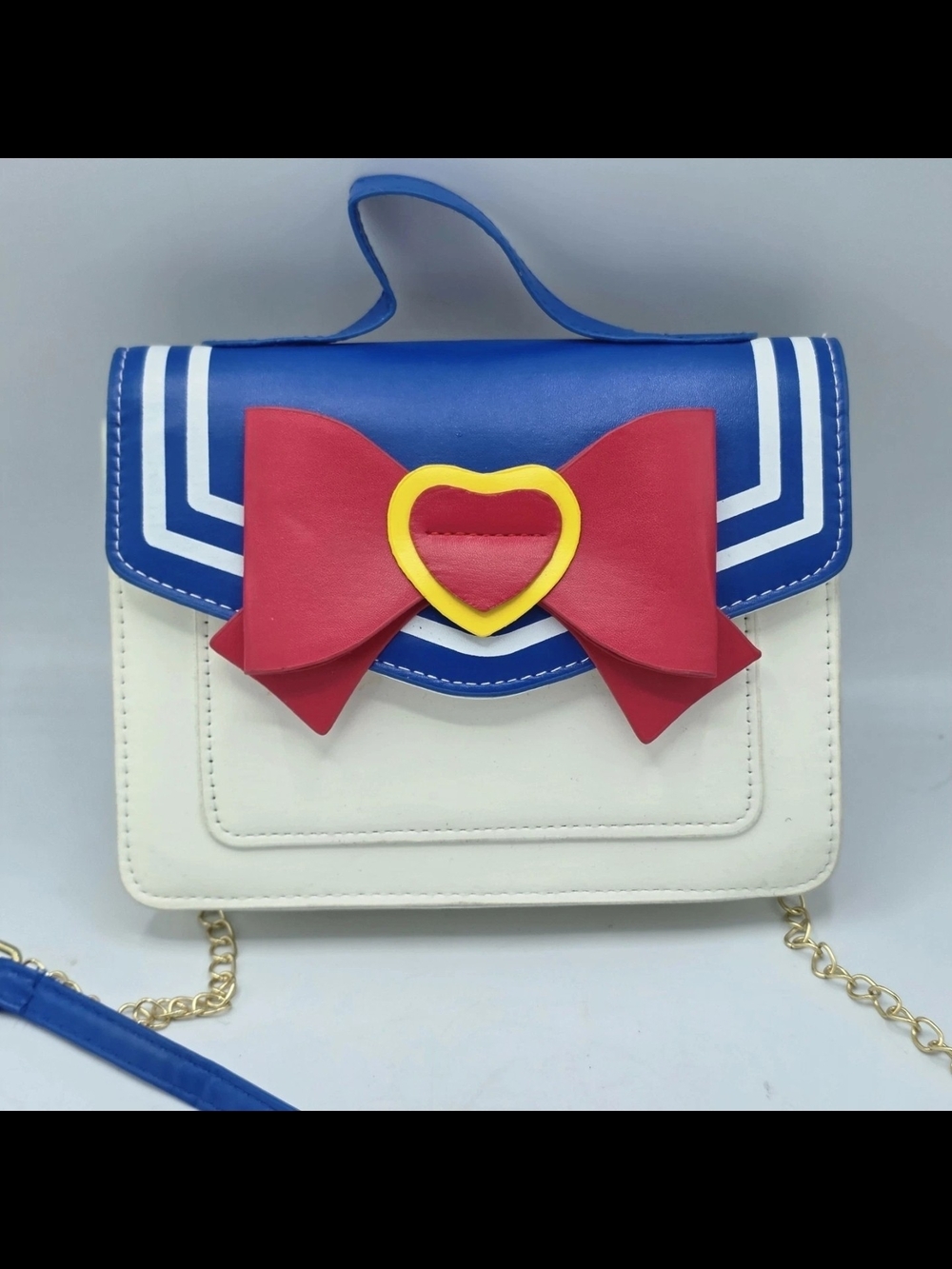 Sailor Moon Pleather Handbag Purse Handheld Or Shoulder Bag
